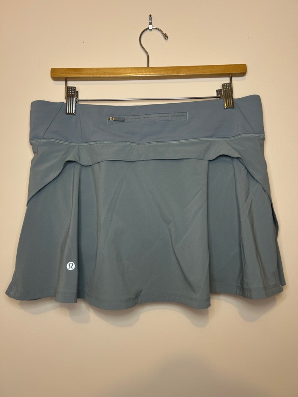 Lululemon Play Off the Pleats Skirt Blue Cast Size 10 Athletic Tennis Skirt - Picture 3 of 7